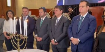 “Não vamos permitir o antissemitismo”, diz Tarcísio em memória do Holocausto