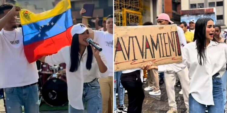Jovens saem às ruas da Venezuela e oram por avivamento: ‘Deus pode nos livrar’