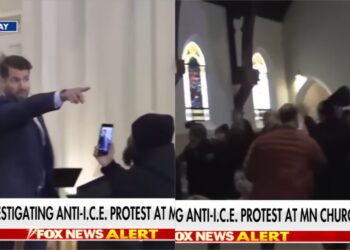 Ativistas invadem culto em Igreja Batista para protestar contra ICE