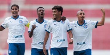 Bahia goleia Inter de Limeira na estreia da Copa SP de futebol júnior