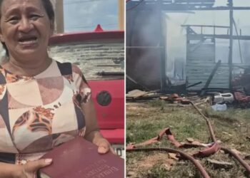 Incêndio destrói casas e igreja, mas Bíblia não: ‘Deus vai restituir’
