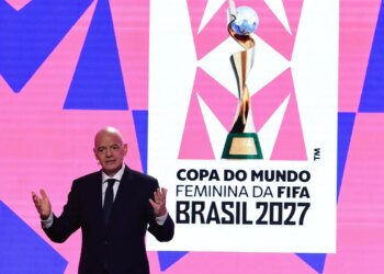 Fifa lança marca da Copa Feminina 2027 em evento no Rio de Janeiro