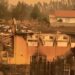 Igrejas são reduzidas a escombros por incêndio florestal no Chile