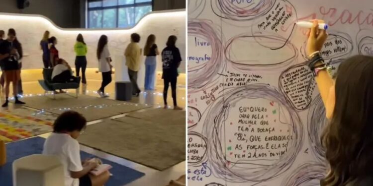 Conferência cristã tem sala de oração criada por adolescentes