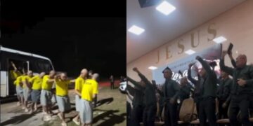Presos convertidos participam de culto e formam coral em igreja no Pará