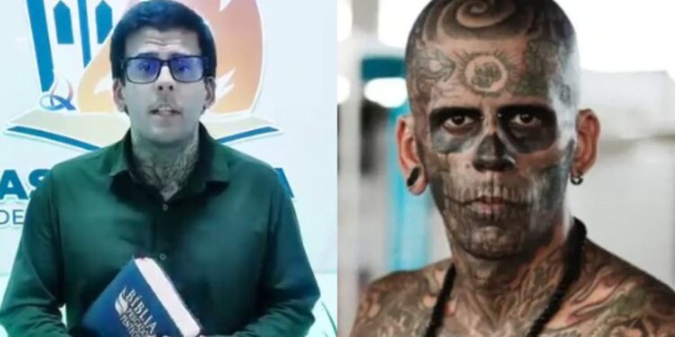 ‘Ex-homem mais tatuado do Brasil’ ganha bolsa em seminário: “Chamado missionário”