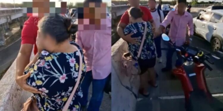 Cristão fala de Jesus a mulher que pretendia cometer suicídio em viaduto: ‘Ele te ama’