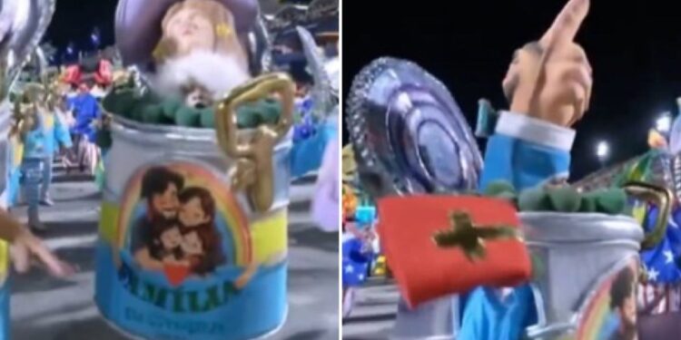 Bíblia e evangélicos são alvos de deboche em desfile de Carnaval no Rio