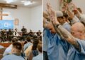 Jogadores da NFL pregam em prisão e levam mais 30 detentos a Jesus
