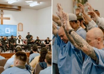 Jogadores da NFL pregam em prisão e levam mais 30 detentos a Jesus