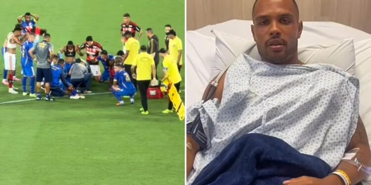Atletas de times opostos oram por jogador convulsionado no Maracanã: “Não há rivalidade”