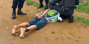 Mulher é baleada e apenado monitorado é preso pelo 9° BPM em Porto Velho