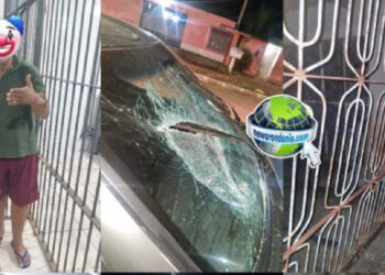 Homem drogado rouba carro da mãe e destrói casas de familiares na zona leste