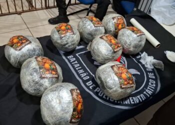 Apenado com tornozeleira é preso com 10 quilos de skank