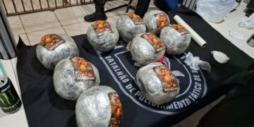 Apenado com tornozeleira é preso com 10 quilos de skank