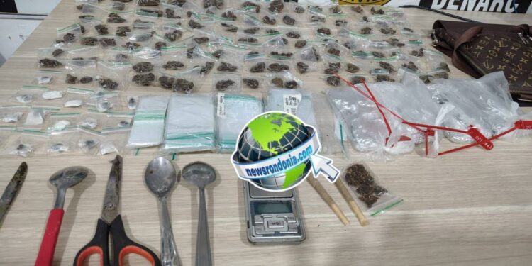 Denarc prende traficante com mais de 100 porções de drogas em boca de fumo no Aponiã