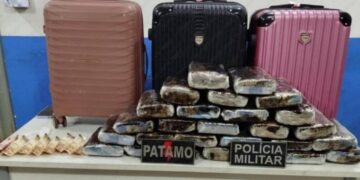 Maconha em ônibus interestadual resulta na prisão de passageira em Vilhena