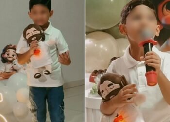 Menino pede aniversário com tema de ‘Jesus’ e faz apelo para convidados se converterem