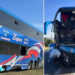 Ônibus com missionários bate em carreta e deixa dois mortos em MG