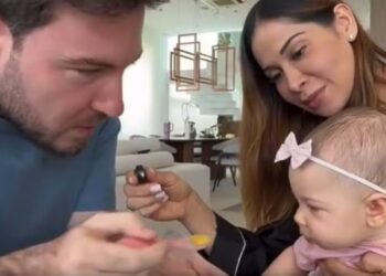 Maíra Cardi pede oração pela filha de 6 meses internada