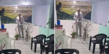 Vídeo de pastor pregando sozinho em igreja no Rio viraliza