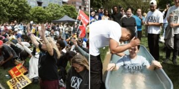 43 pessoas são batizadas durante Marcha para Jesus nos EUA: “Cristo ainda salva”