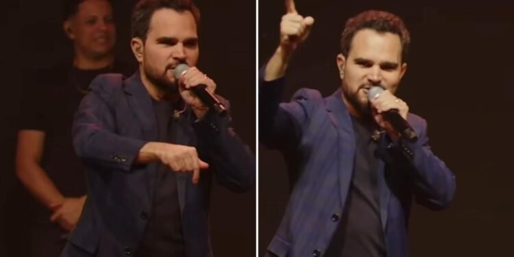 Em culto, Luciano Camargo exalta Jesus como “único astro” digno de adoração