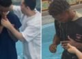 Jogador do Vasco é batizado em igreja no Rio: ‘Decidi entregar meu coração a Deus’