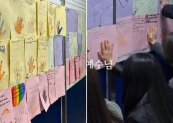 Escola faz mural de oração e alunos intercedem por pedidos de colegas: “Oram com fervor”