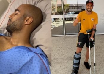Lucas Moura louva no hospital após cirurgia: “Nenhuma provação é maior que Deus”