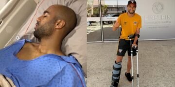 Lucas Moura louva no hospital após cirurgia: “Nenhuma provação é maior que Deus”