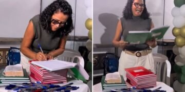 Cristã viraliza após escrever a Bíblia inteira à mão no Rio: “A Palavra me transformou”
