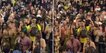 Jovem viraliza ao se declarar para Jesus em roda de samba no Rio: “Sou apaixonado por Ele”