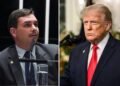 Flávio Bolsonaro viaja aos EUA para encontro com Trump