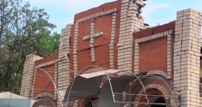 segundo ataque russo a bomba danifica igreja