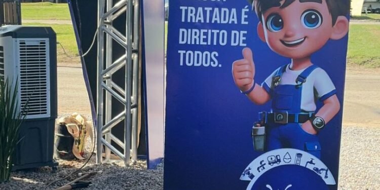 Instalação de bebedouros oferece água gelada e gratuita ao público da Rondônia Rural Show Internacional, em Ji-Paraná