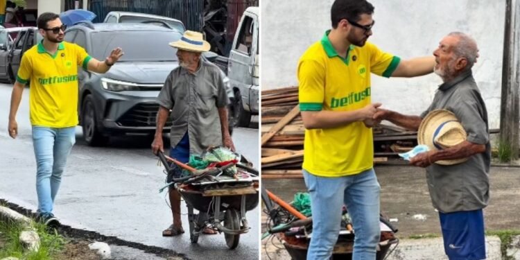 Idoso recebe oferta para comprar gás e declara sua fé: ‘Não quero riqueza, só quero o Céu’