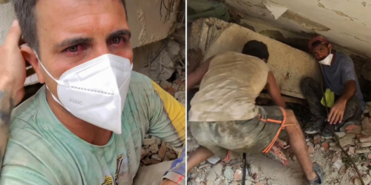 Cristão prega a voluntários de resgate do terremoto na Venezuela: “O Senhor tudo pode”