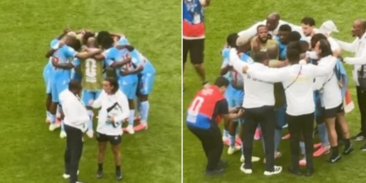 Congo é a 5ª seleção a orar em campo na Copa do Mundo: ‘Não tem vergonha de Jesus’