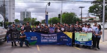 Pit Stop de conscientização da Semana de Políticas Públicas sobre Drogas conta com apoio da PM Mirim em Porto Velho