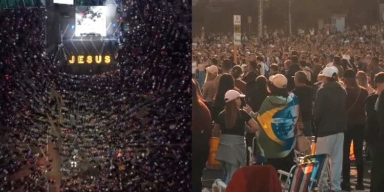 Culto ao entardecer reúne mais de 20 mil pessoas na Serra Gaúcha: “Jesus esteve presente”