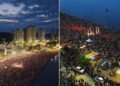 Culto ao amanhecer atrai mais de 70 mil pessoas em praia no Amazonas: “Encontro com Deus”