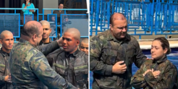 Recrutas da FAB são batizados em Brasília: “Nova vida guiada por Deus”