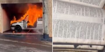 Bíblia é preservada após carro ser destruído por incêndio no Paraná: “Foi a mão de Deus”