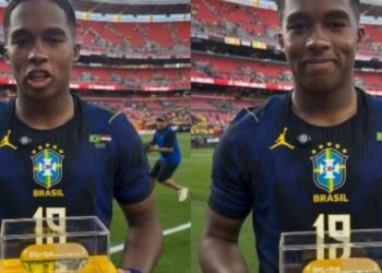 Endrick louva a Deus após prêmio em amistoso da Seleção: “Ele faz coisas extraordinárias”