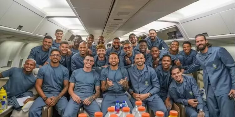 Seleção brasileira chega aos Estados Unidos para a Copa do Mundo