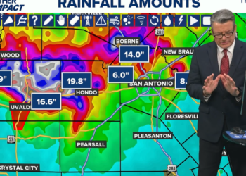 Meteorologista interrompe previsão do tempo ao vivo e ora por vítimas de enchentes no Texas