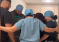 Equipe médica ora por pacientes antes das cirurgias: “Que sejamos instrumentos de cura”