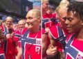 Torcedor da Noruega evangeliza famoso youtuber durante a Copa do Mundo: “Jesus te ama”