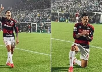 Pedro faz referência ao Salmo 119 após marcar gol na vitória do Flamengo